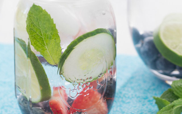 Refreshing fruit water